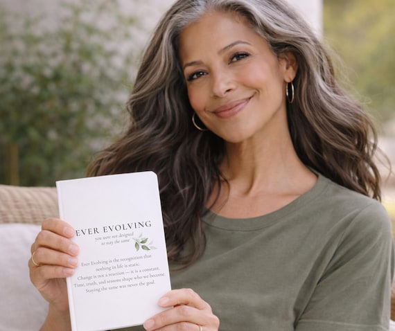 Personal Growth Journal | Ever Evolving | You Were Not Designed to Stay the Same | Inspirational Notebook | Intentional Living