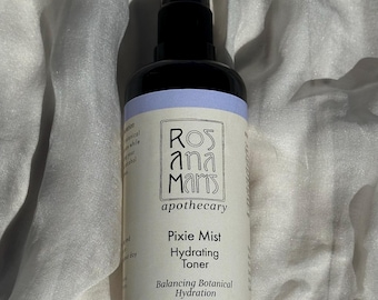 Pixie Mist Botanical Hydrating Toner – Facial Mist for Dry & Sensitive Skin, Herbal Face Toner, Natural Skincare