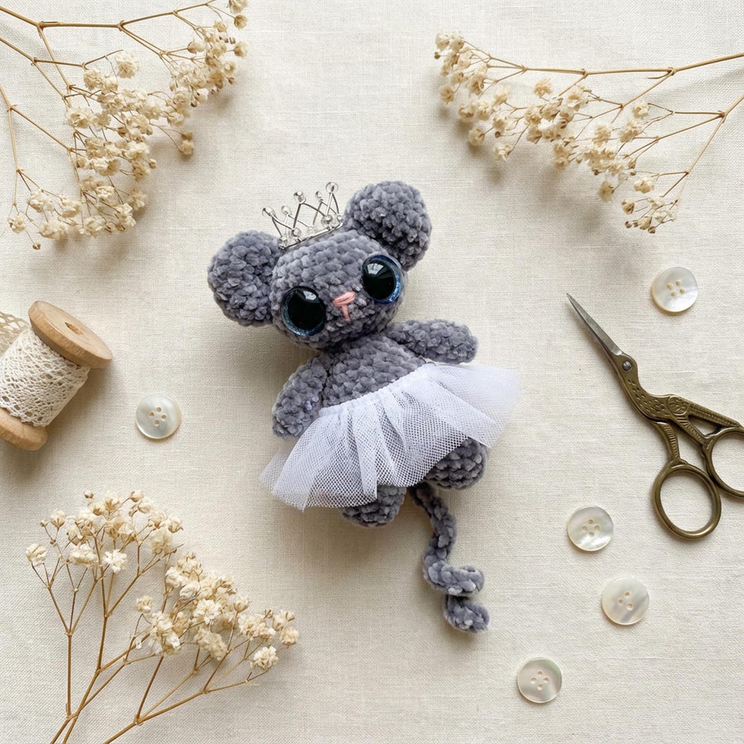 Prima the Little Mouse 3-in-1 Deluxe Crochet Pattern PDF Amigurumi ...