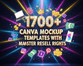 Plus de 1700 modèles de maquette Canva DPP MRR