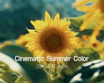 Cinematic Summer Color - 25+ Cinematic LUTs Pack