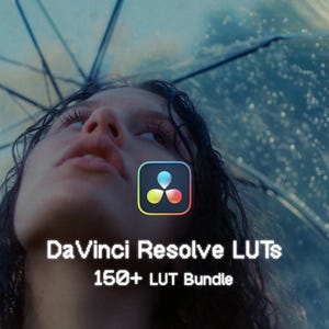 LUTs for DaVinci Resolve – 150+ Cinematic LUTs for Color Grading | Film Look Master Bundle