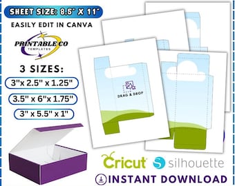 Keychain Template, Keychain Box Template, Keychain Holder Template, Box for Keychain, Keychain Box Svg, Display Keychain Template, Canva,SVG