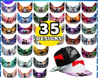 30+ Memorial Hat Brim Templates, Canva Editable Hat Brim Template, In Loving Memory Hat, Funeral Hat Brim with Photos, Custom Hat Brim Canva
