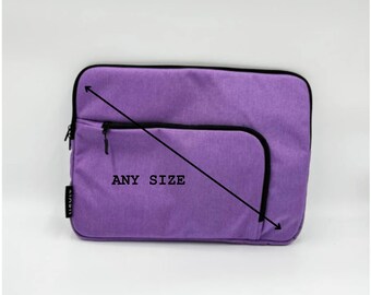 Funda para portátil a medida: impermeable, con forro polar y bolsillo