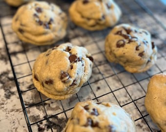 Ricetta per biscotti con gocce di cioccolato (non serve raffreddarli!)