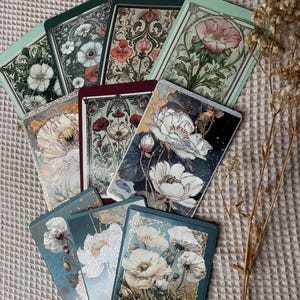 Kindle Basic 11/12 "Vintage Blumen" Inserts Einlagen für Clear Hüllen