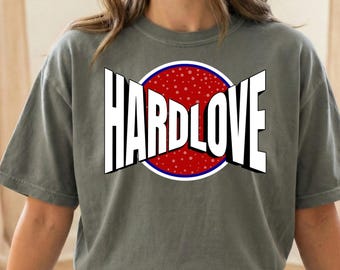 Camiseta Love, camiseta HardLove, día de San Valentín, camiseta de pareja, regalo para ella, colores cómodos