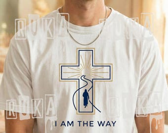 Cruz de Jesús PNG, diseño de camiseta cristiana, archivo de sublimación religiosa, descarga digital de arte religioso