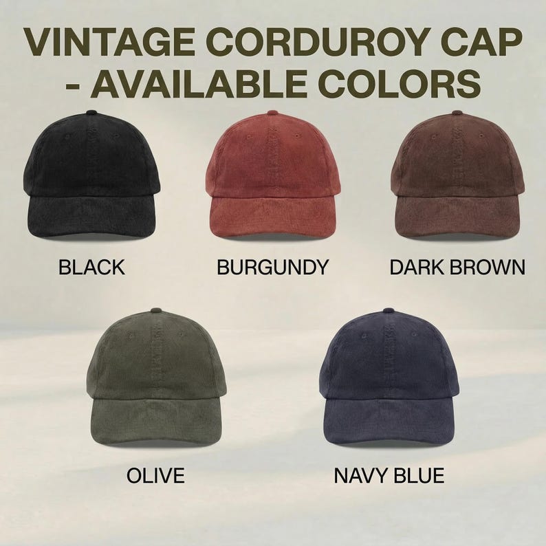Gorro de pana con bordado de langosta, gorra náutica costera, regalo para vacaciones en la playa, estilo preppy. imagen 17