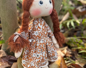 ヴィンテージの手作りラグドール（毛糸の髪付き） - Etsy 日本