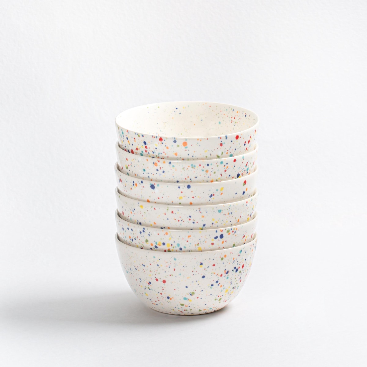 Speckled Stoneware Bowls - Set of 6, Party Collection