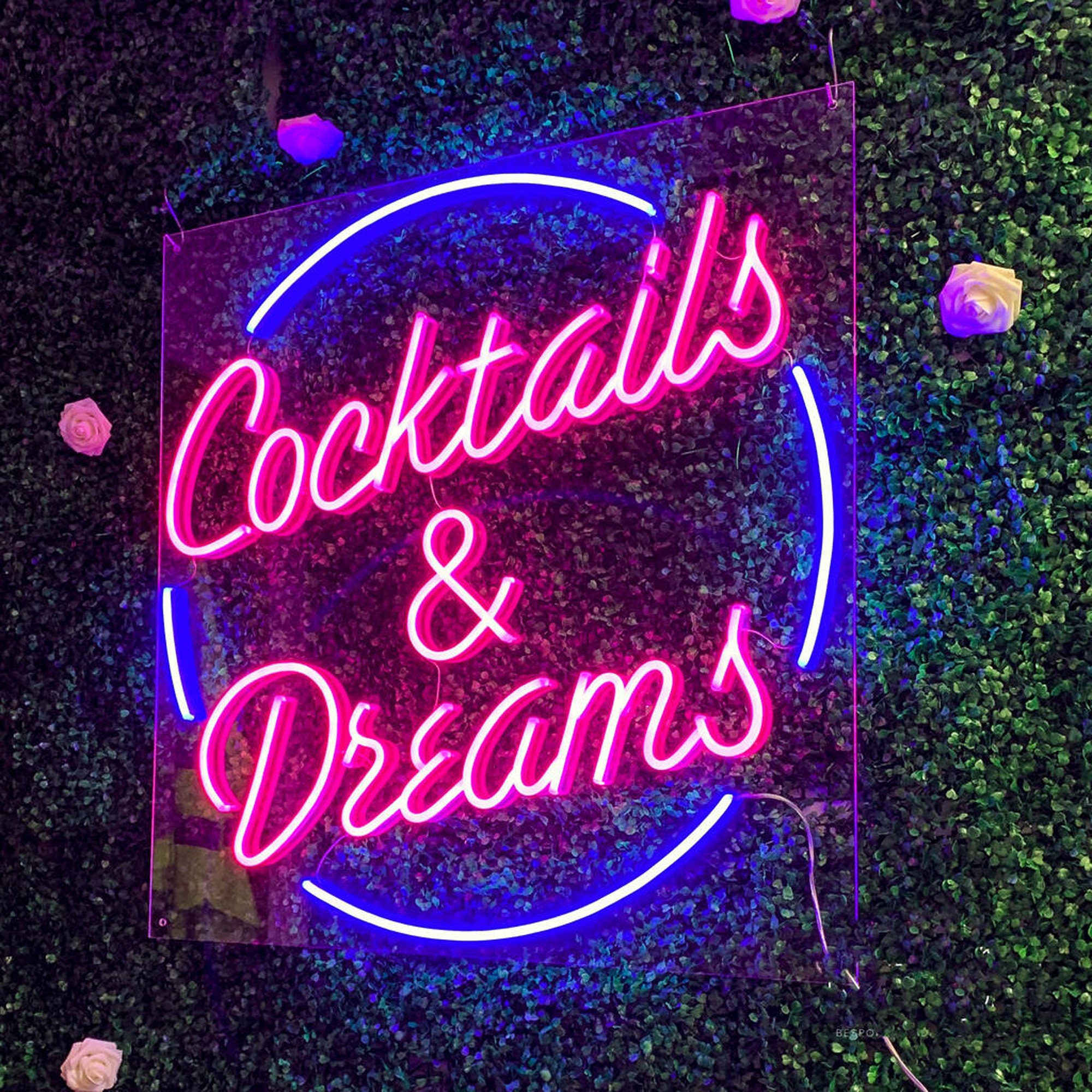 Cocktails & Dreams Custom Neon Sign Authentic LED Maker | Etsy