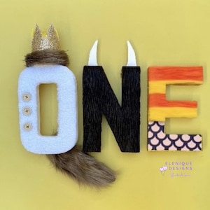 Where the Wild Things Are/Monsters Inspired ONE for 1st Birthday/Photo Shoot