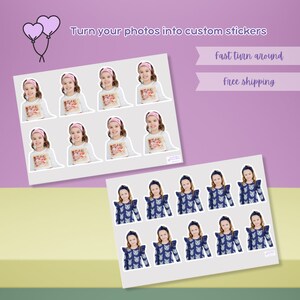 Custom Half Body Photo Stickers