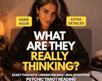 What Are They Really Thinking? Same Hour Tarot Reading, Exact Thoughts, True Intentions, Psychic Love Reading