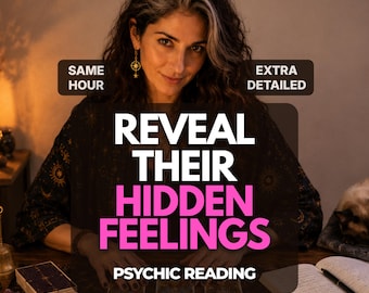Secret Feelings Reading, Hidden Emotions, Psychic Love Reading, Relationship Insight, Same Hour Tarot Reading