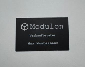 Tarjetas de visita NFC modernas para compartir sin contacto