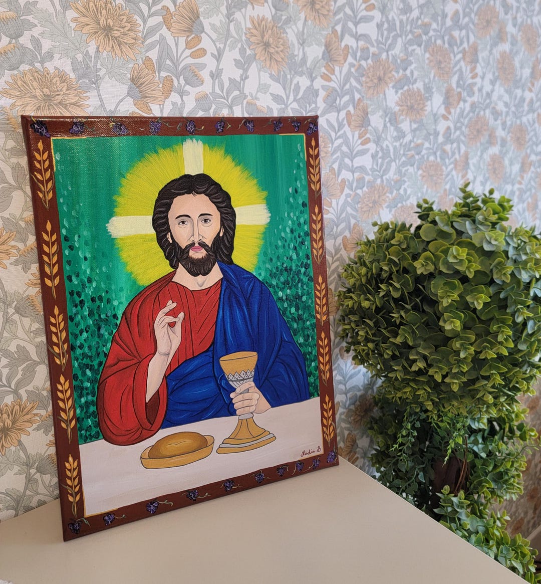 Toile Jésus Christ Lion De Juda - Estampe Sur Toile - Décoration Murale