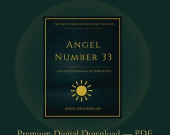 Angel Number 33 Guide | Meaning, Master Teacher Energy, Numerology PDF, Digital Download