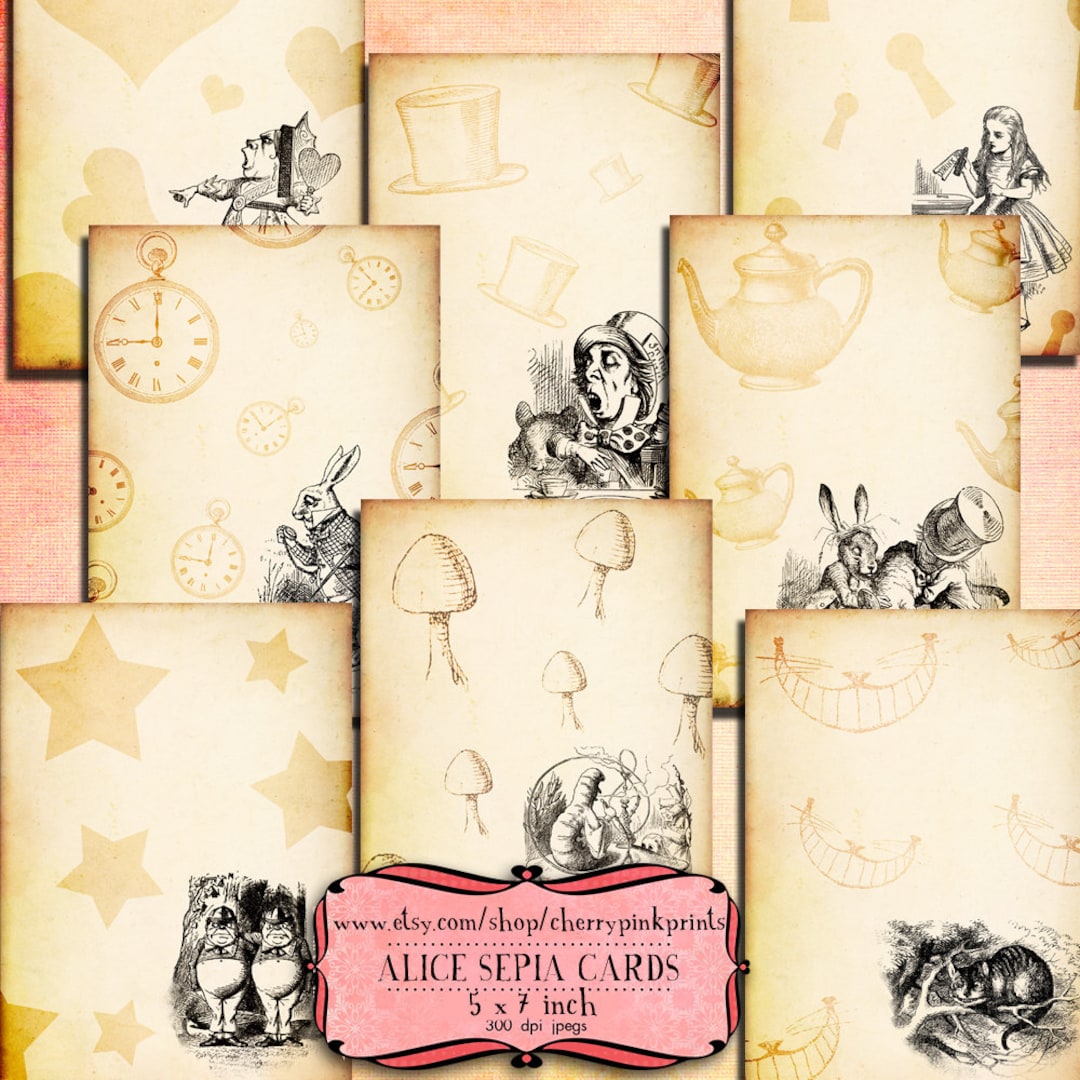 Alice in Wonderland Party Decorations, Printable, Theme Party, Mad ...