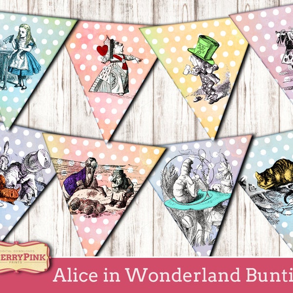 Wonderland Banner - Etsy