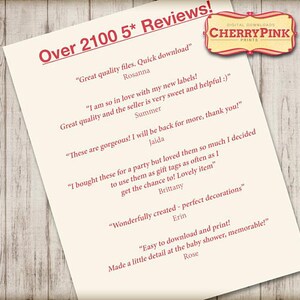 May include: A white background with red text that reads "Over 2100 5* Reviews!" and includes several customer reviews. The reviews are positive and highlight the quality of the products and the seller's helpfulness.