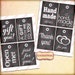 GIFT TAGS Printable Tags, Chalkboard Tag Printable Digital Download ...
