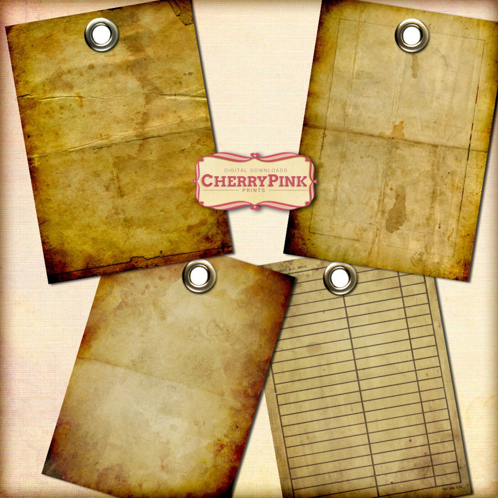 Printable Old Tags Tattered Tag Vintage Tags Steam Punk Etsy