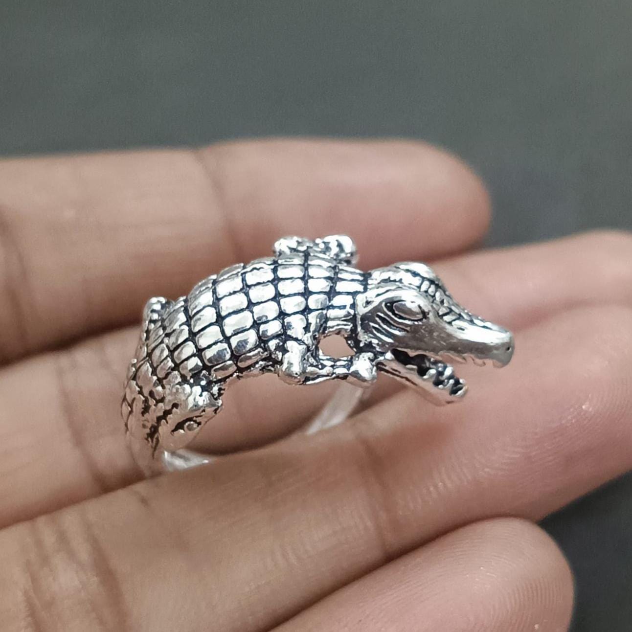 Crocodile ring - Etsy 日本