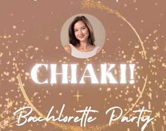 Bachelorette Party Invitation Template | Party Vibes Invite | Editable Canva Bachelorette Invitation | Digital Download
