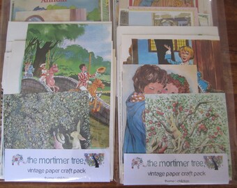 Vintage Paper Craft Pack ( Theme  "Children ")