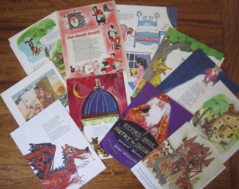 Vintage Paper Craft Pack ( Theme  "Children's Poetry")