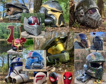 Custom Made Helmets! *READ DESCRIPTION*