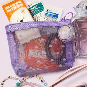Theme Park Travel Kit | Mini Emergency Set | Purse Organizer | Vacation Pouch | Bridesmaid Gift Idea