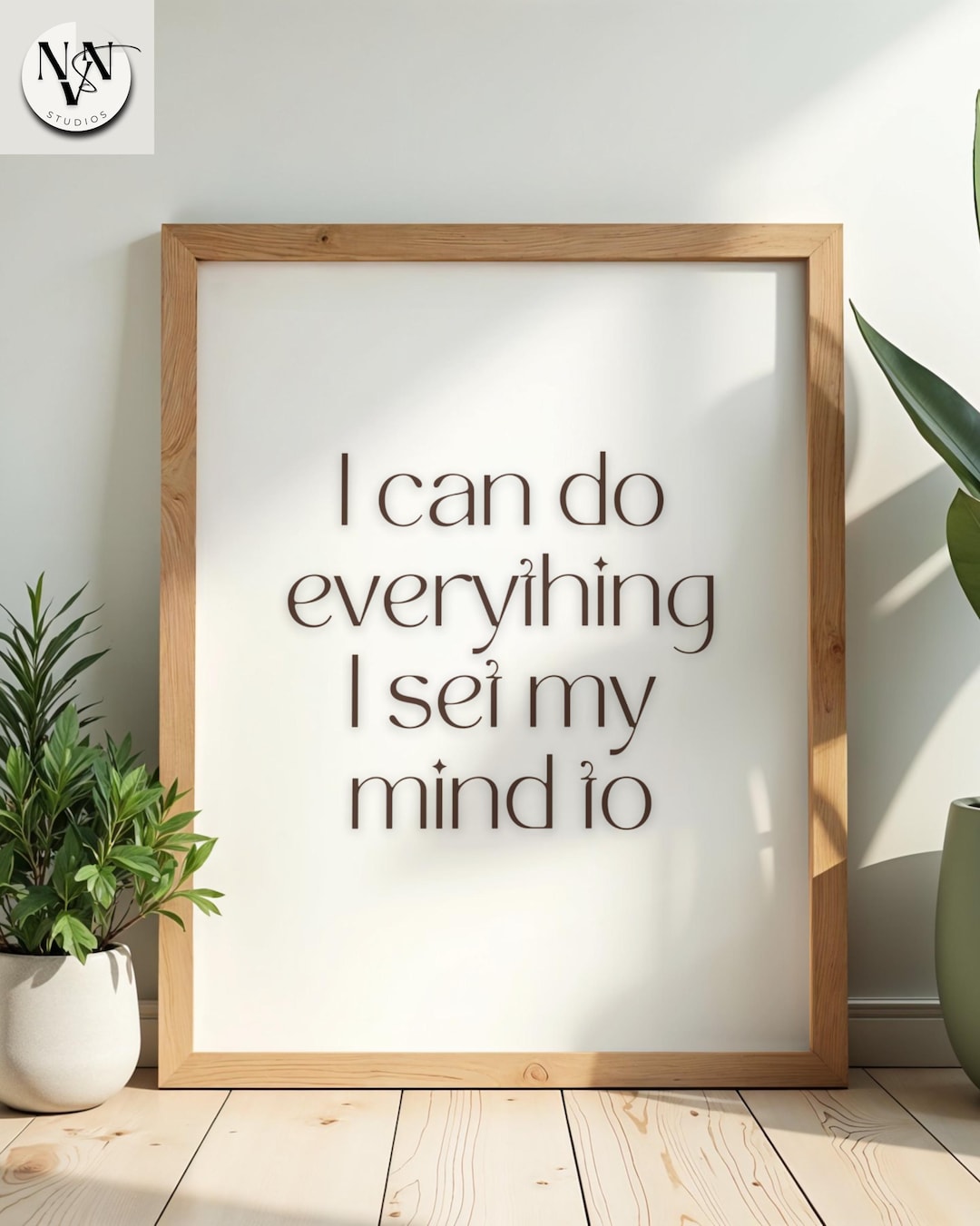 Positive Affirmations - Printable Affirmations Wall Art | Home, Office ...