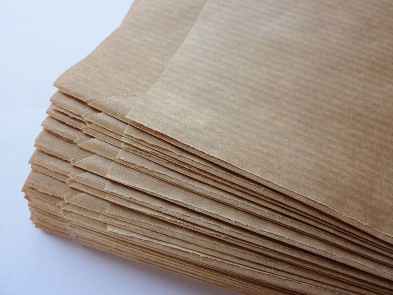 100 sacs en papier, marron, 9,5x14,8cm image 1