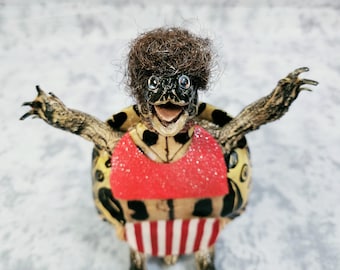 Real Turtle Taxidermy- Happy Happy Richard Simmons Turtle