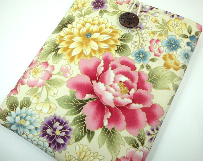 Fabric iPad Cover Flower iPad Sleeve Handmade in Etsy