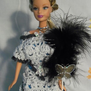 Barbie in Crocheted 1902 Summer Ball Gown image 1