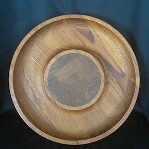 MCM Mid Century Modern Dansk Charcuterie / Cheese board butcher block center