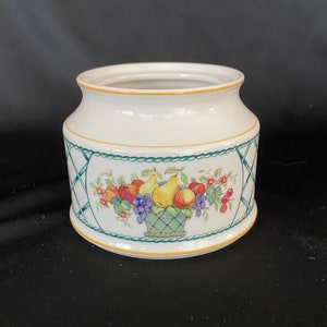 Vintage "Basket" Pattern, Villeroy and Boch Sugar Bowl. NO LID
