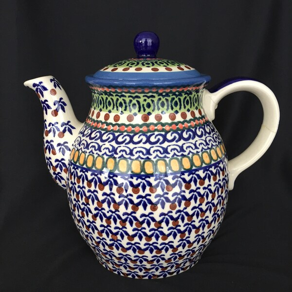 Ceramica Artystyczna Wiza Polish pottery teapot