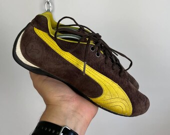 Rare PUMA Monter Brown Leather Shoes Size US 10 (28cm  display picture 3