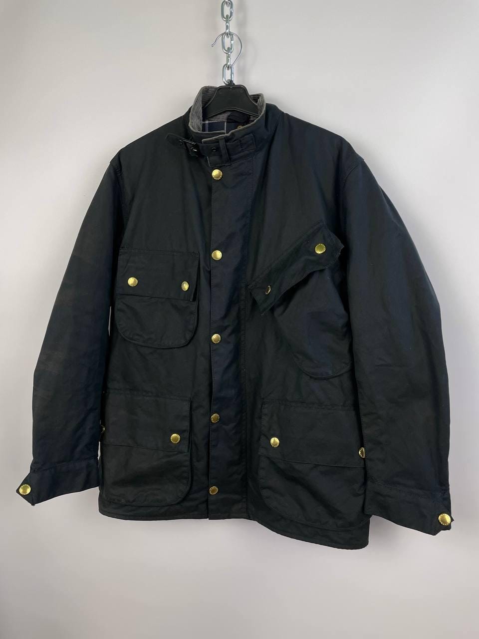 Barbour International M7 Motorcycle Jacket NATO British Army Waxed