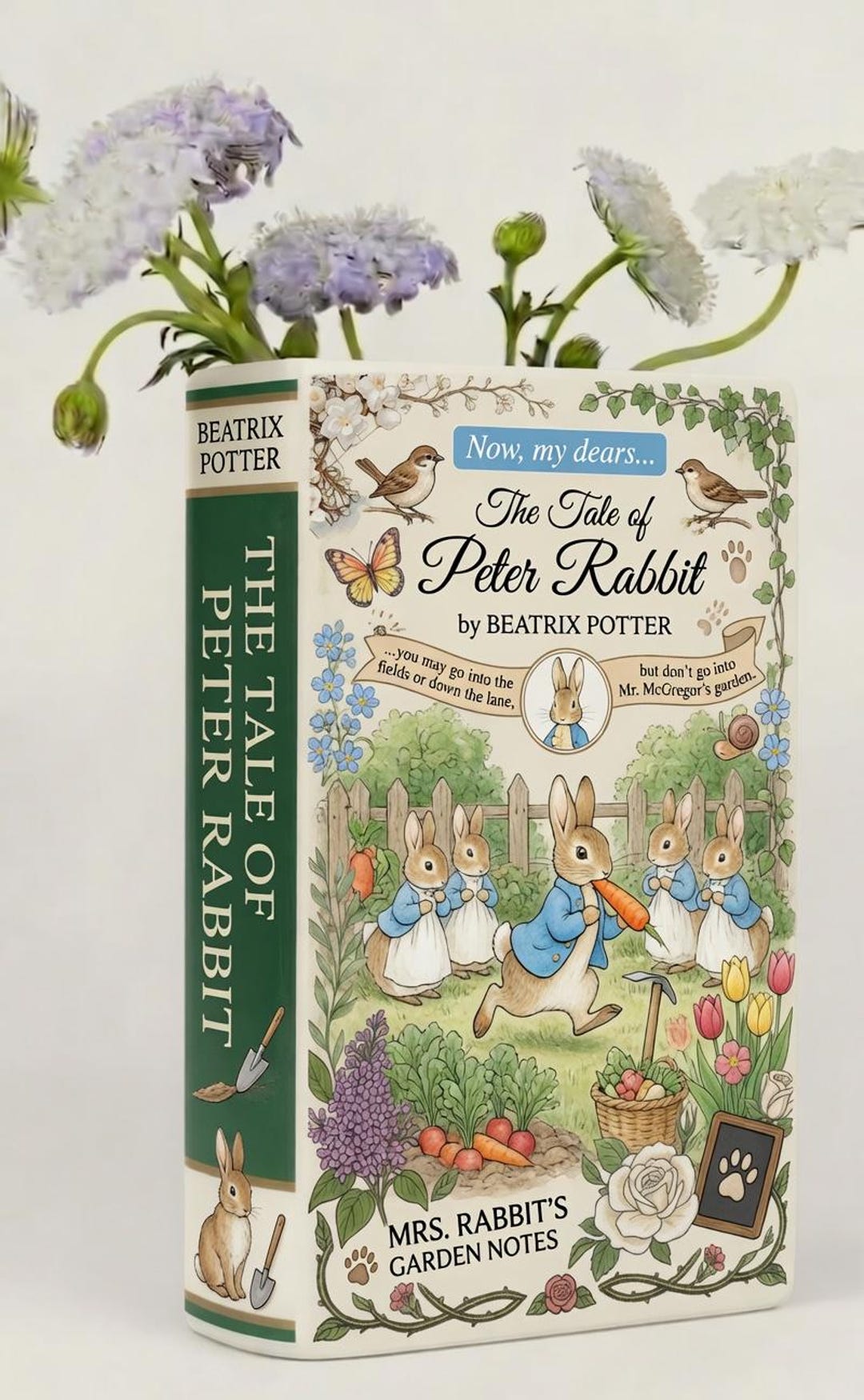 Peter Rabbit Ceramic Collection The Tale of Peter Rabbit Ceramic Book Vase, the Tale of Peter Rabbit ...