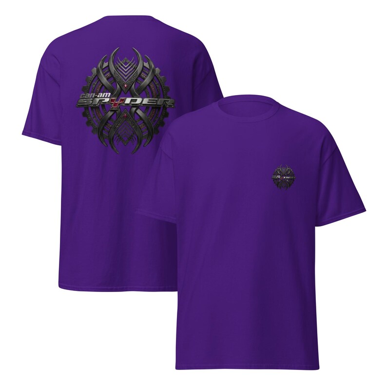 T-shirt classique unisexe blason can am spyder Violet