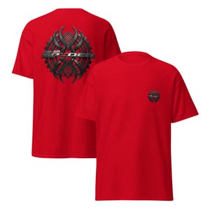 T-shirt classique unisexe blason can am spyder Rouge