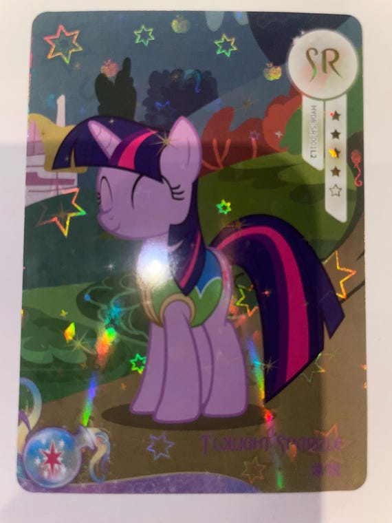 KAYOU My Little Pony Twilight Sparkle SR Cards - Etsy