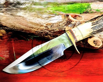 Replica del coltello da caccia Randall "GAMEMASTER" fatto a mano con fodero / Coltello da bushcraft / Coltello da caccia / Edizione da collezione / Il regalo migliore per lui